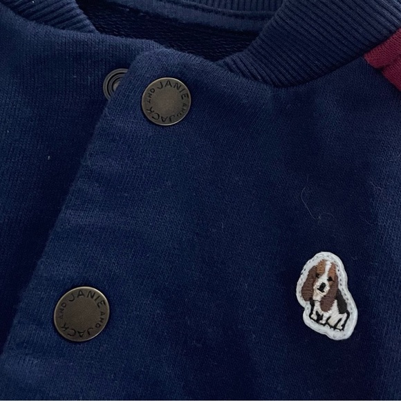 Janie & Jack 2 Piece Sweatsuit Jacket & Joggers Size 6-12mo - Picture 2 of 6